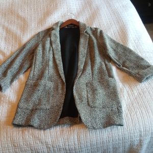 Express 3/4 sleeve blazer with pockets